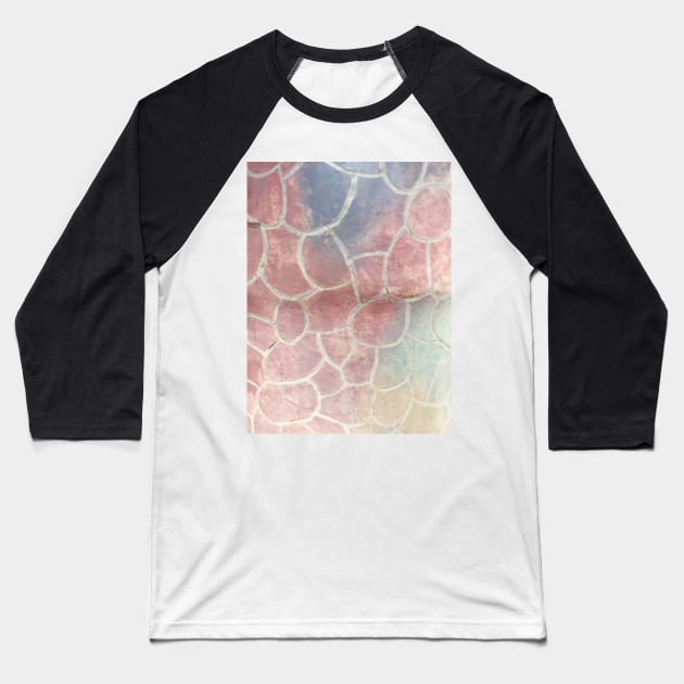 Coloful Scales Mosaics Baseball T-Shirt by CatGirl101